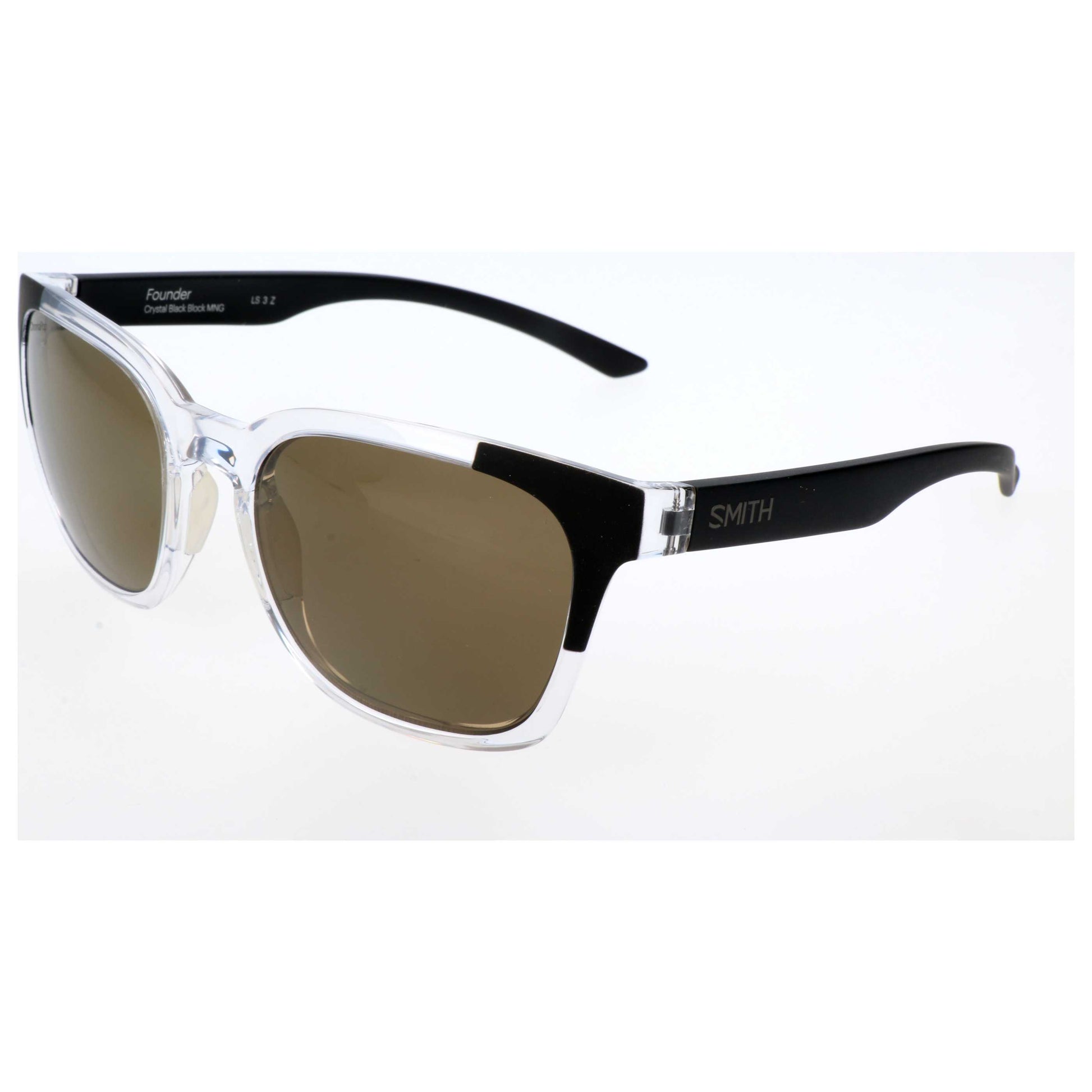 Front view of Smith Optics Unisex Sunglasses FOUNDER-MNG-55