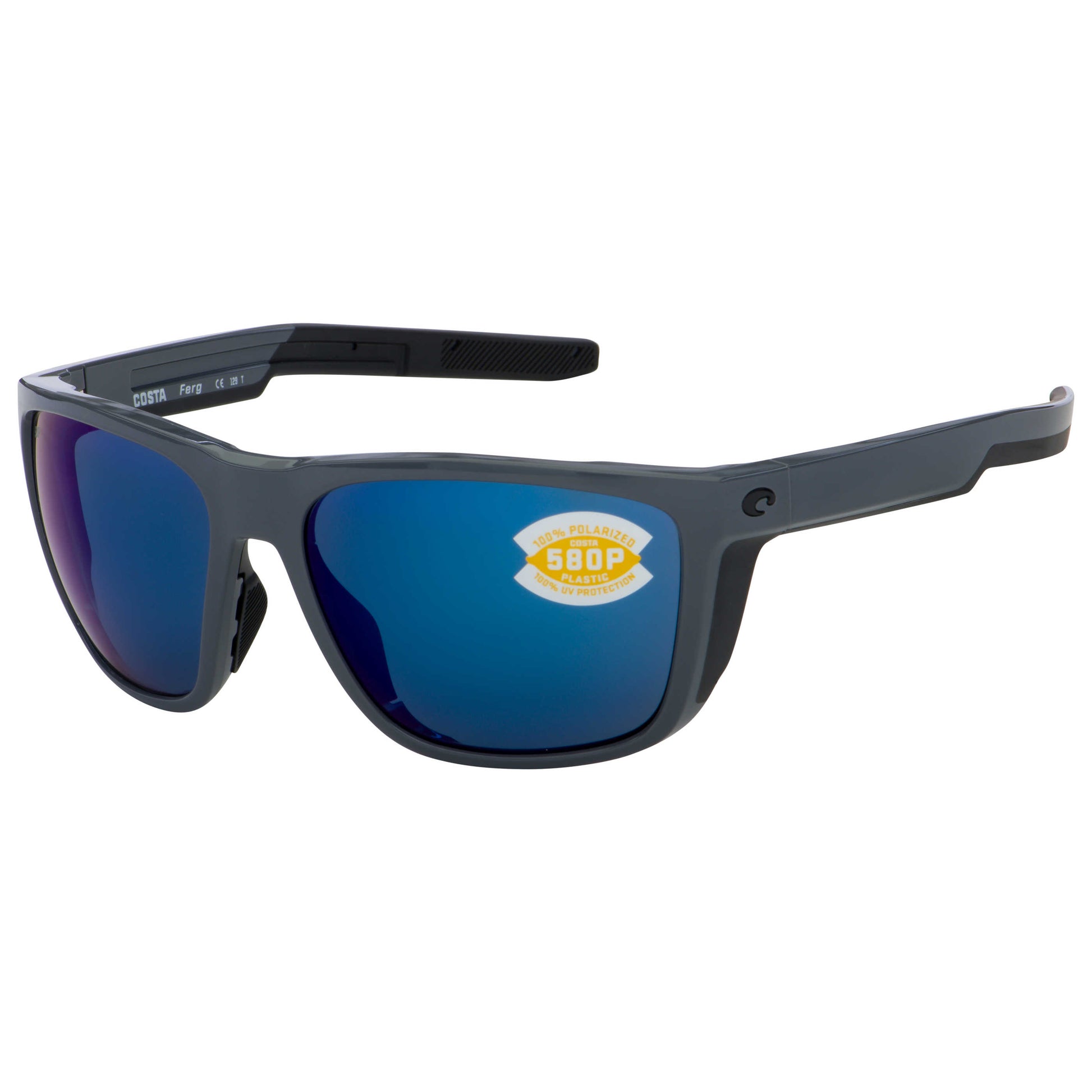 Front view of Costa del Mar Ferg Men's Sunglasses FRG-298-OBMP