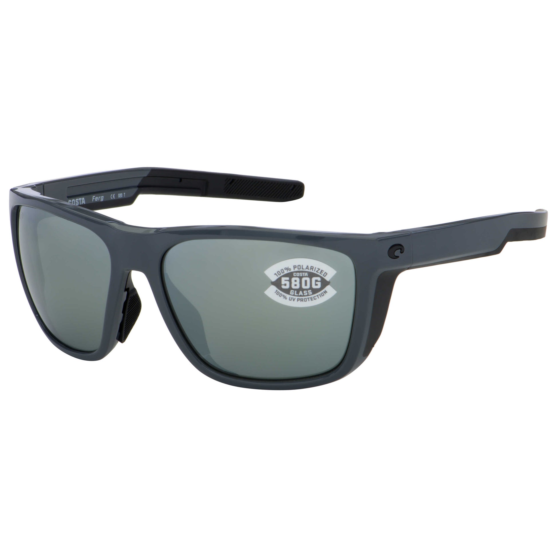 Front view of Costa del Mar Ferg Men's Sunglasses FRG-298-OSGGLP