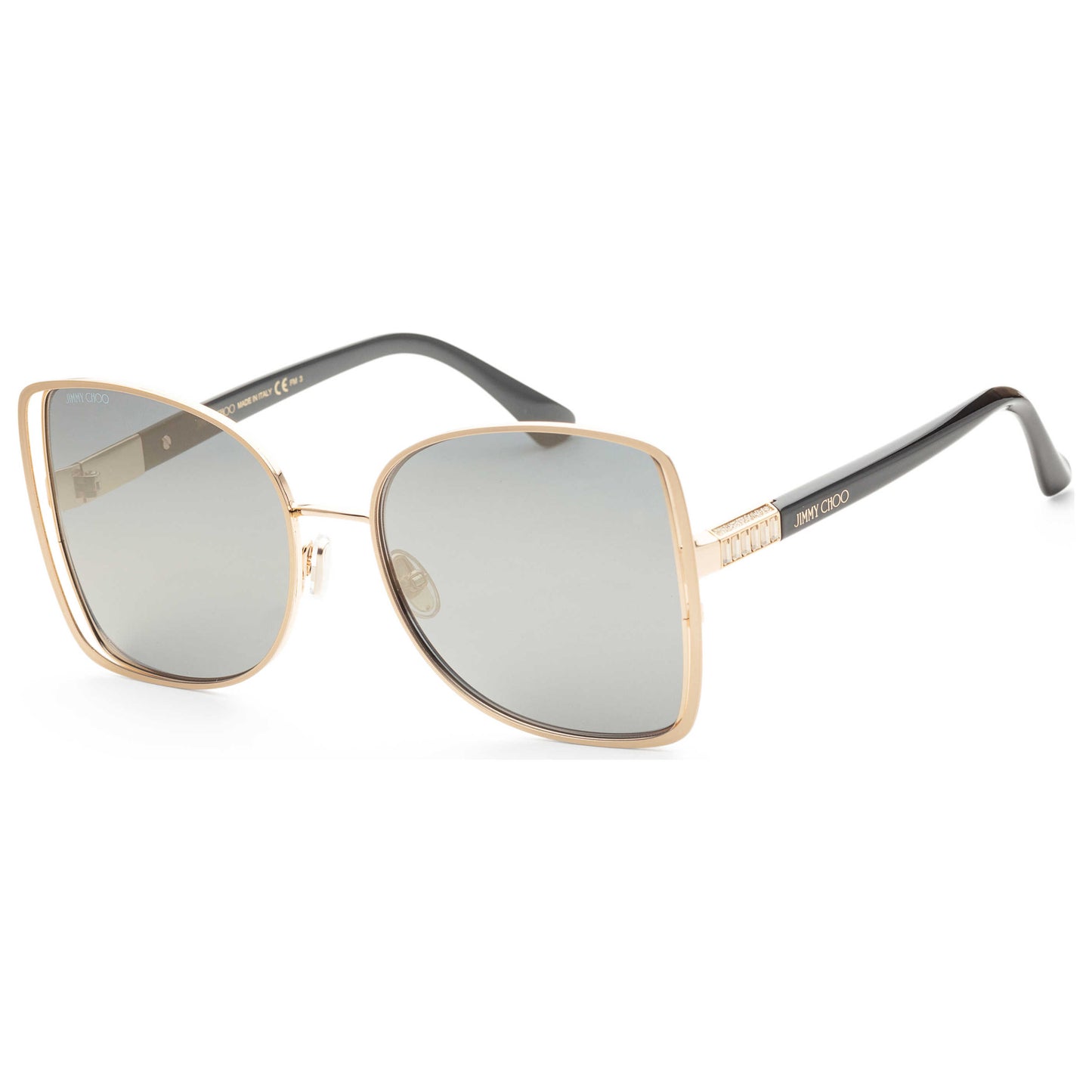 Front view of Jimmy Choo Frieda Women's Sunglasses FRIEDA-S-0J5G-57-18