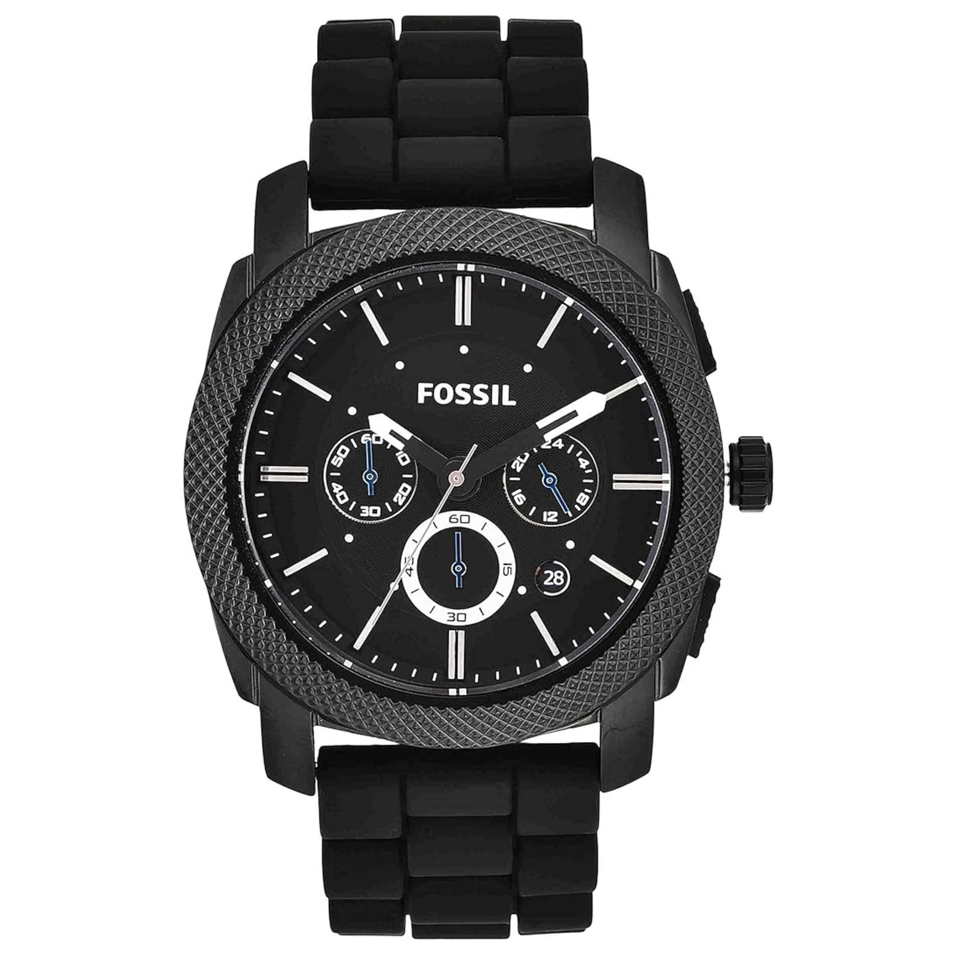 Front view of Fossil Machine Men's Quartz Watch FS4487IE