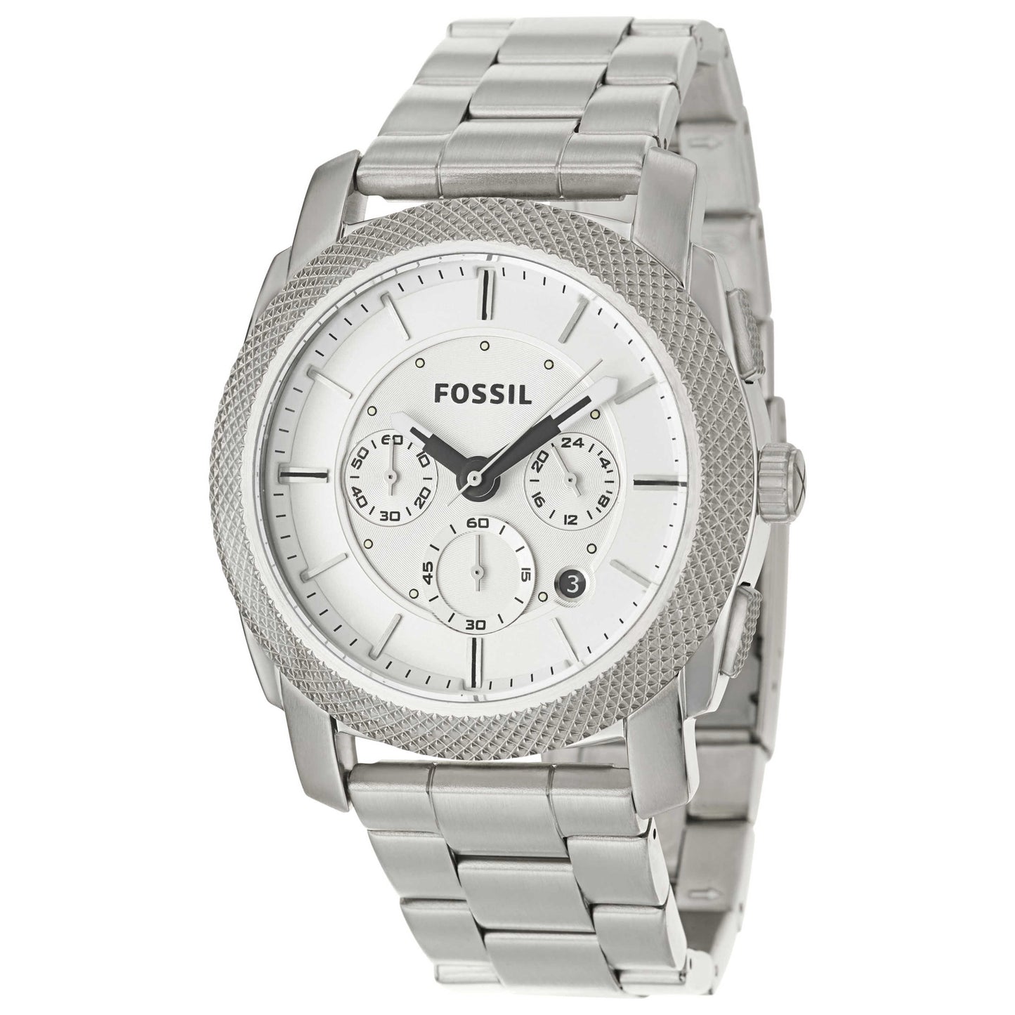 Front view of Fossil Machine Men's Japanese Quartz (Battery-Powered) Watch FS4663