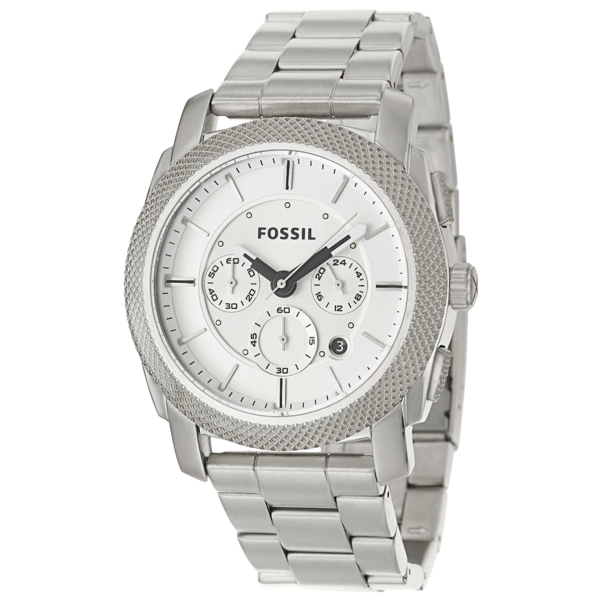 Front view of Fossil Machine Men's Japanese Quartz (Battery-Powered) Watch FS4663