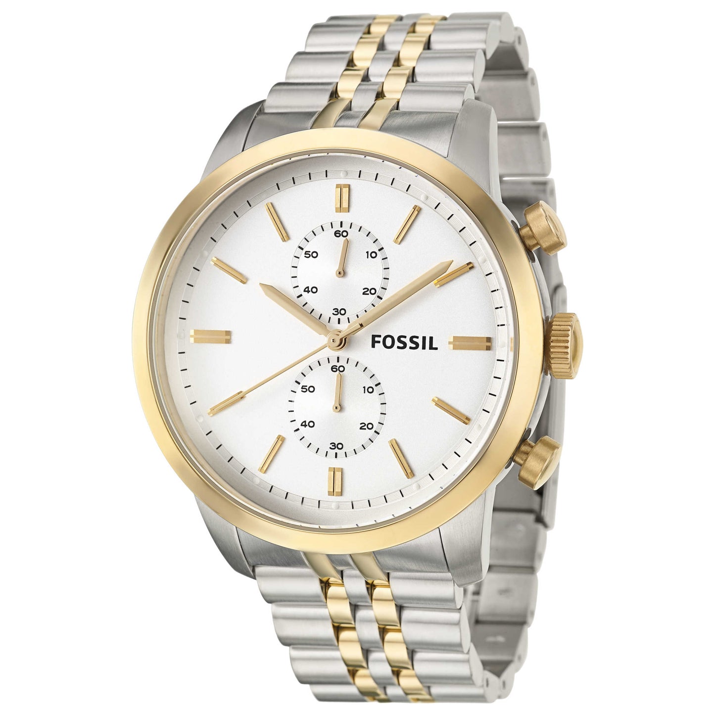 Front view of Fossil Townsman Men's Japanese Quartz (Battery-Powered) Watch FS4785