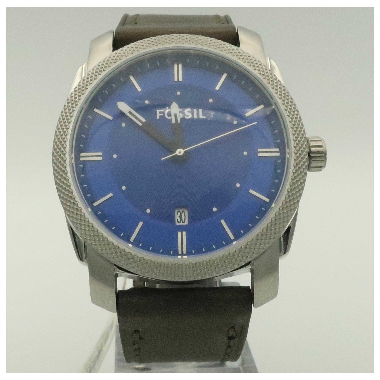 Front view of Fossil Machine Men's Japanese Quartz (Battery-Powered) Watch FS4858-PO