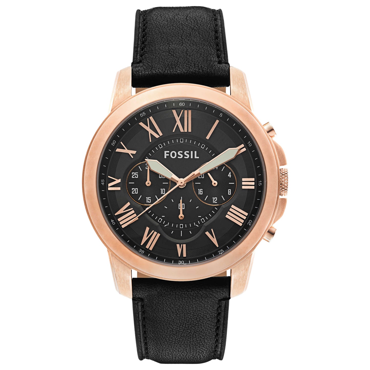 Front view of Fossil Grant Men's Japanese Quartz (Battery-Powered) Watch FS5085