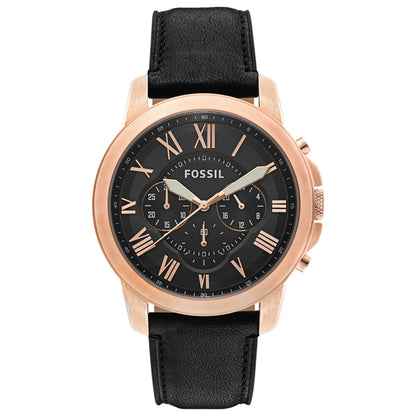 Front view of Fossil Grant Men's Japanese Quartz (Battery-Powered) Watch FS5085