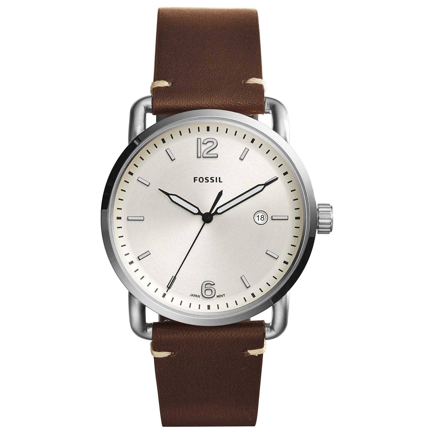 Front view of Fossil Commuter Men's Quartz Watch FS5275