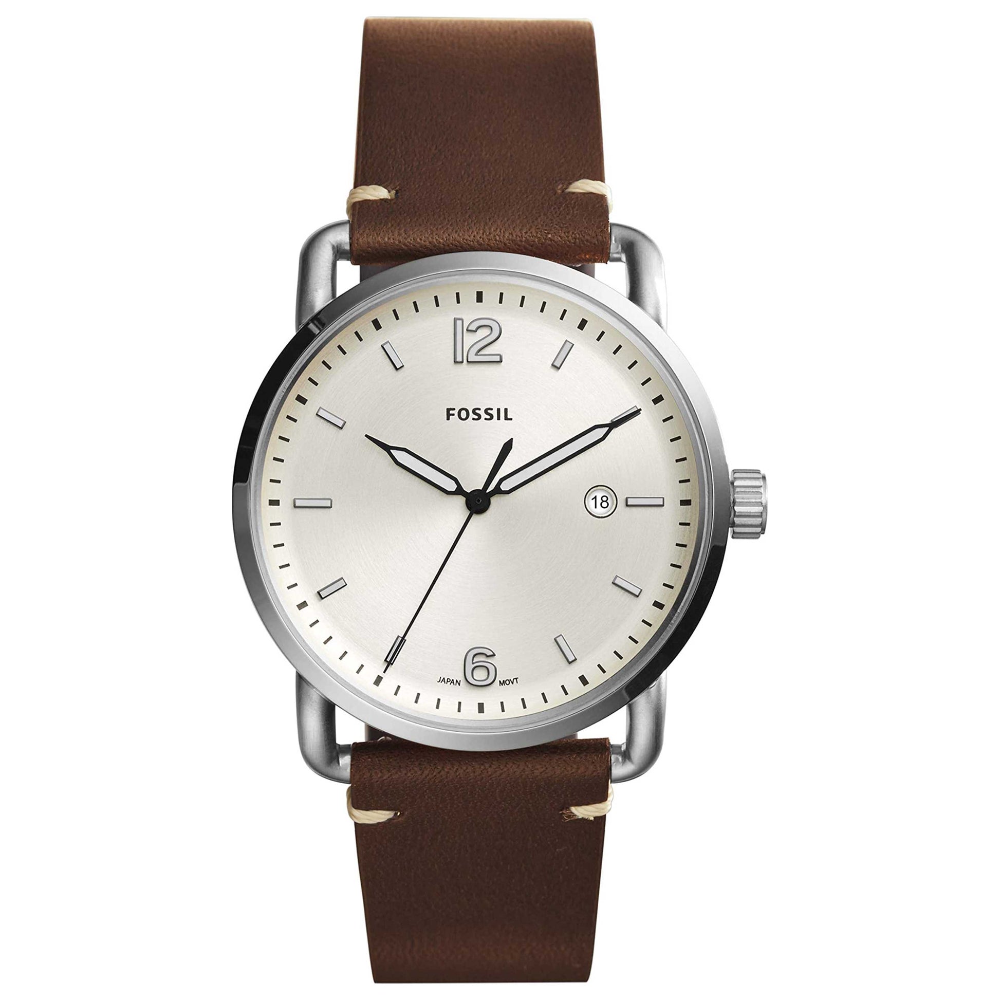 Front view of Fossil Commuter Men's Quartz Watch FS5275