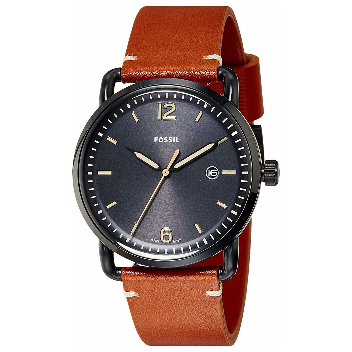 Front view of Fossil Commuter Men's Quartz Watch FS5276