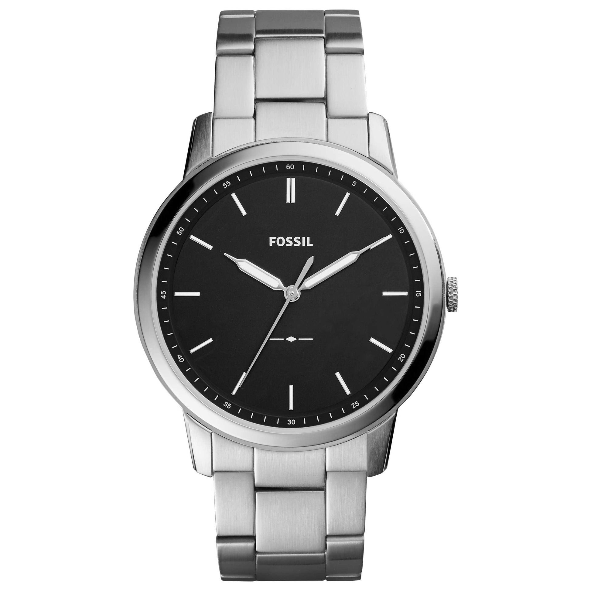Front view of Fossil Minimalist Men's Quartz Watch FS5307