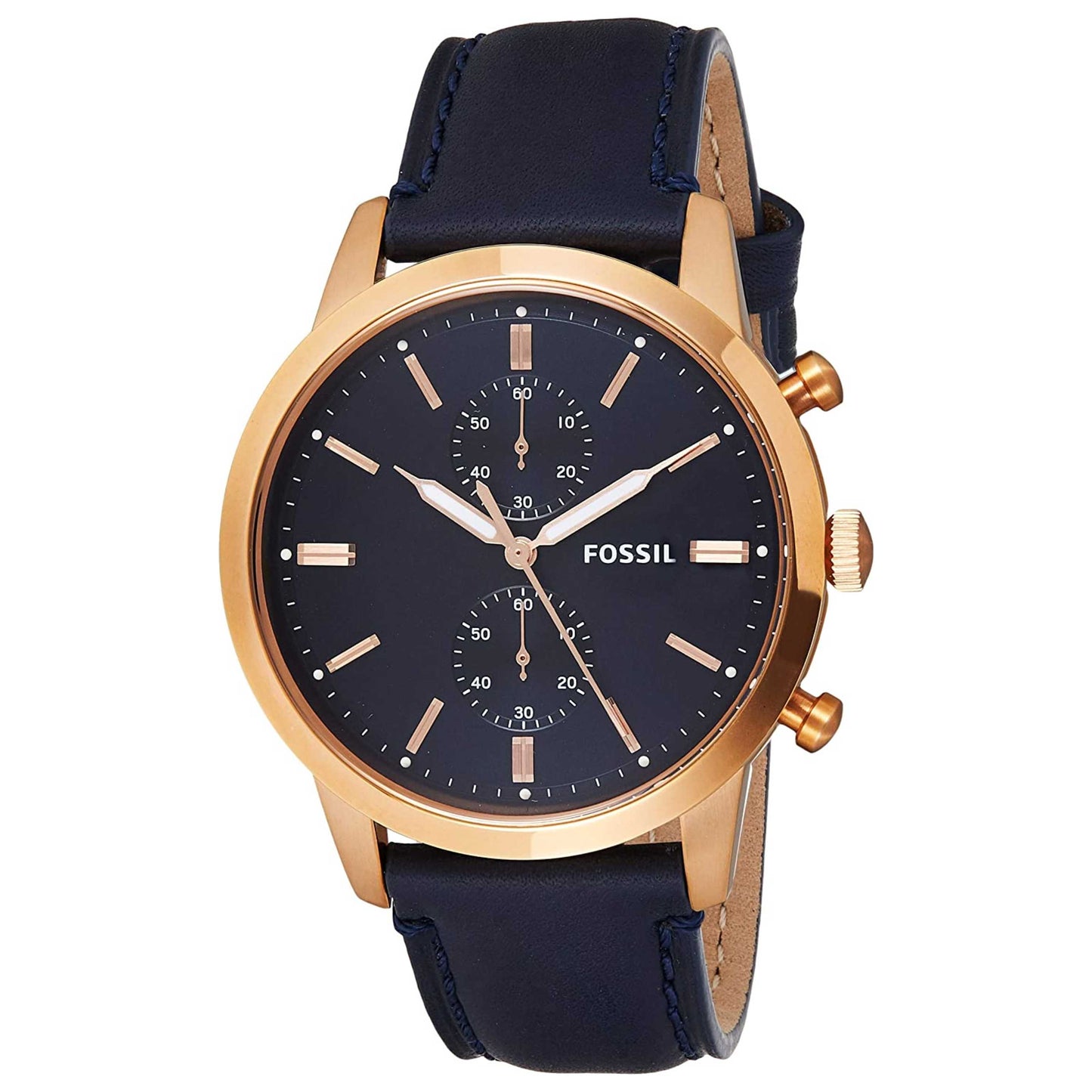 Front view of Fossil Townsman Men's Quartz Watch FS5436