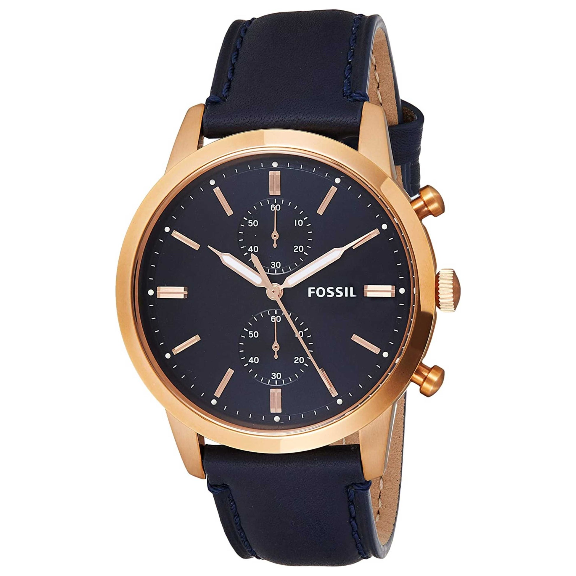 Front view of Fossil Townsman Men's Quartz Watch FS5436