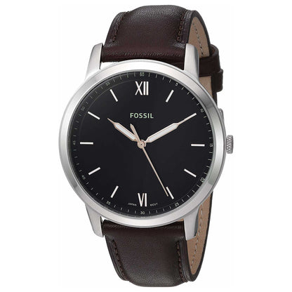 Front view of Fossil Minimalist Men's Quartz Watch FS5464