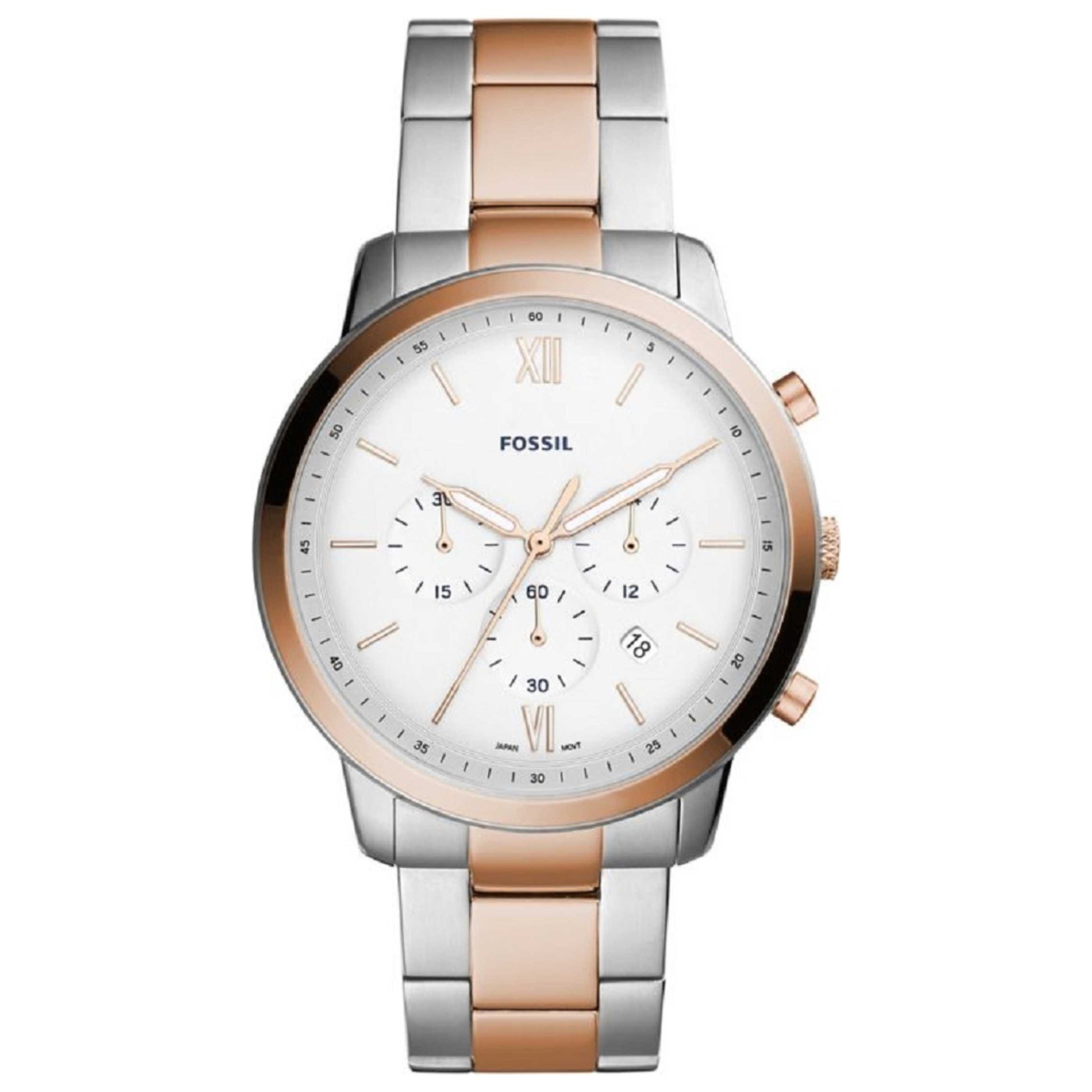 Front view of Fossil Neutra Men's Quartz Watch FS5475