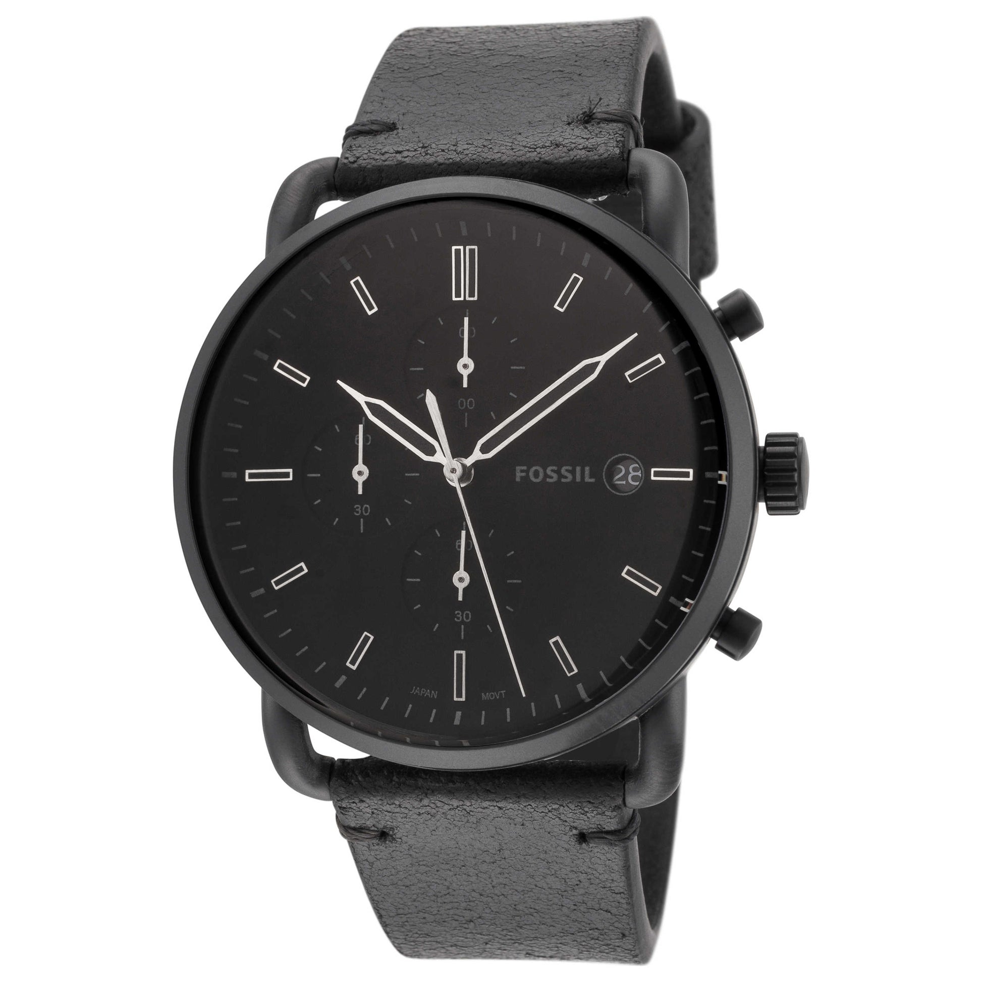 Front view of Fossil Commuter Men's Quartz Watch FS5504