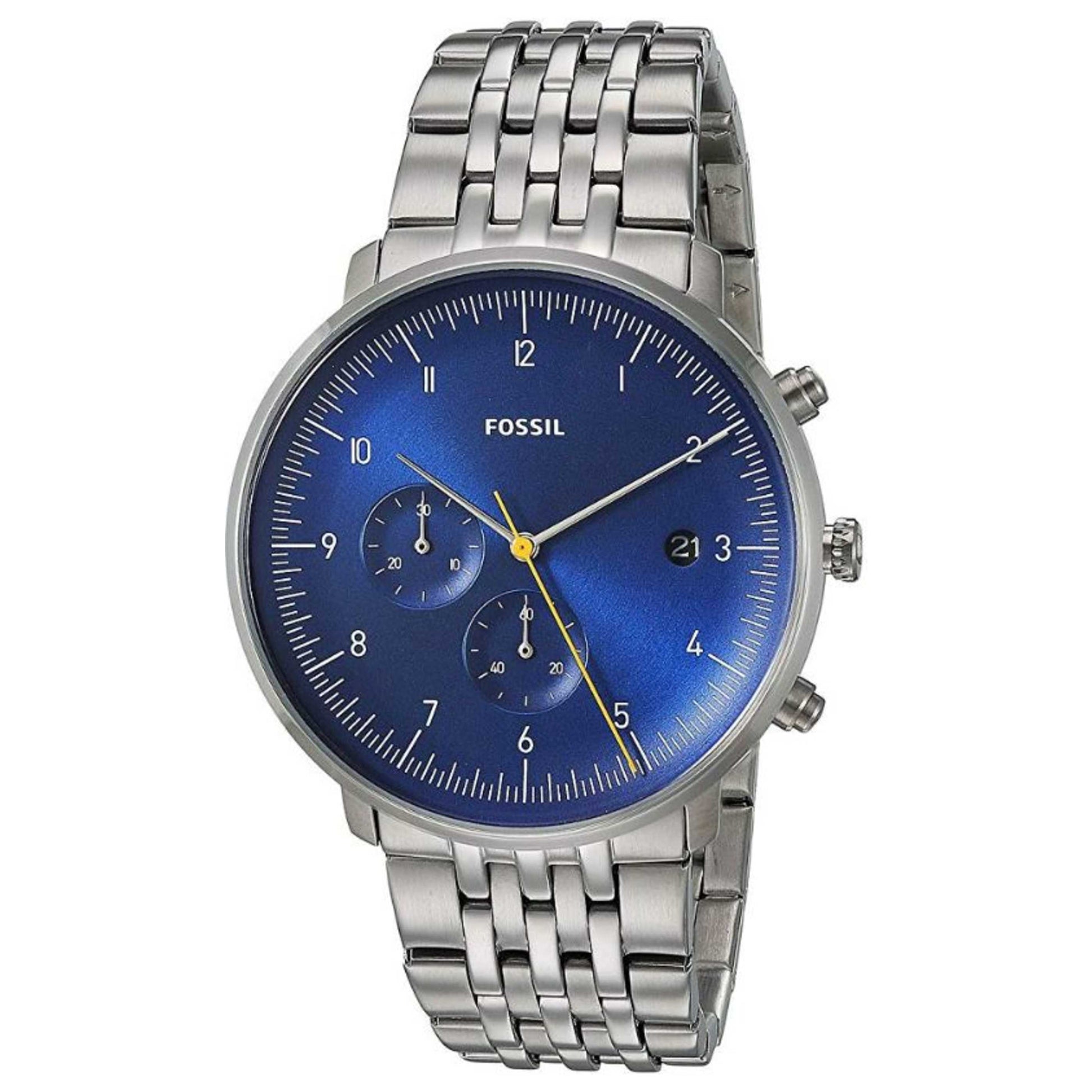 Front view of Fossil Chase Timer Men's Quartz Watch FS5542
