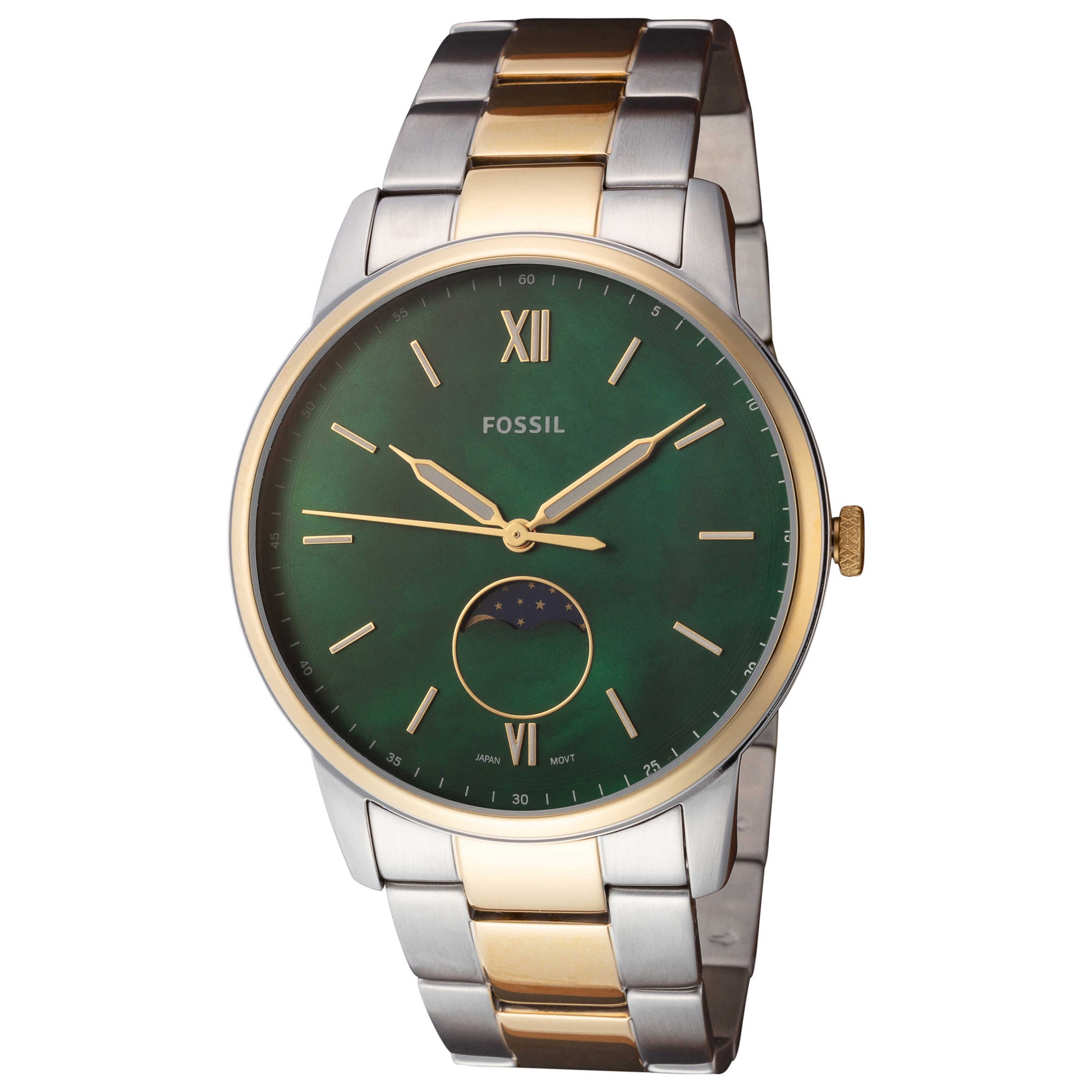 Front view of Fossil Minimalist Men's Quartz Watch FS5572