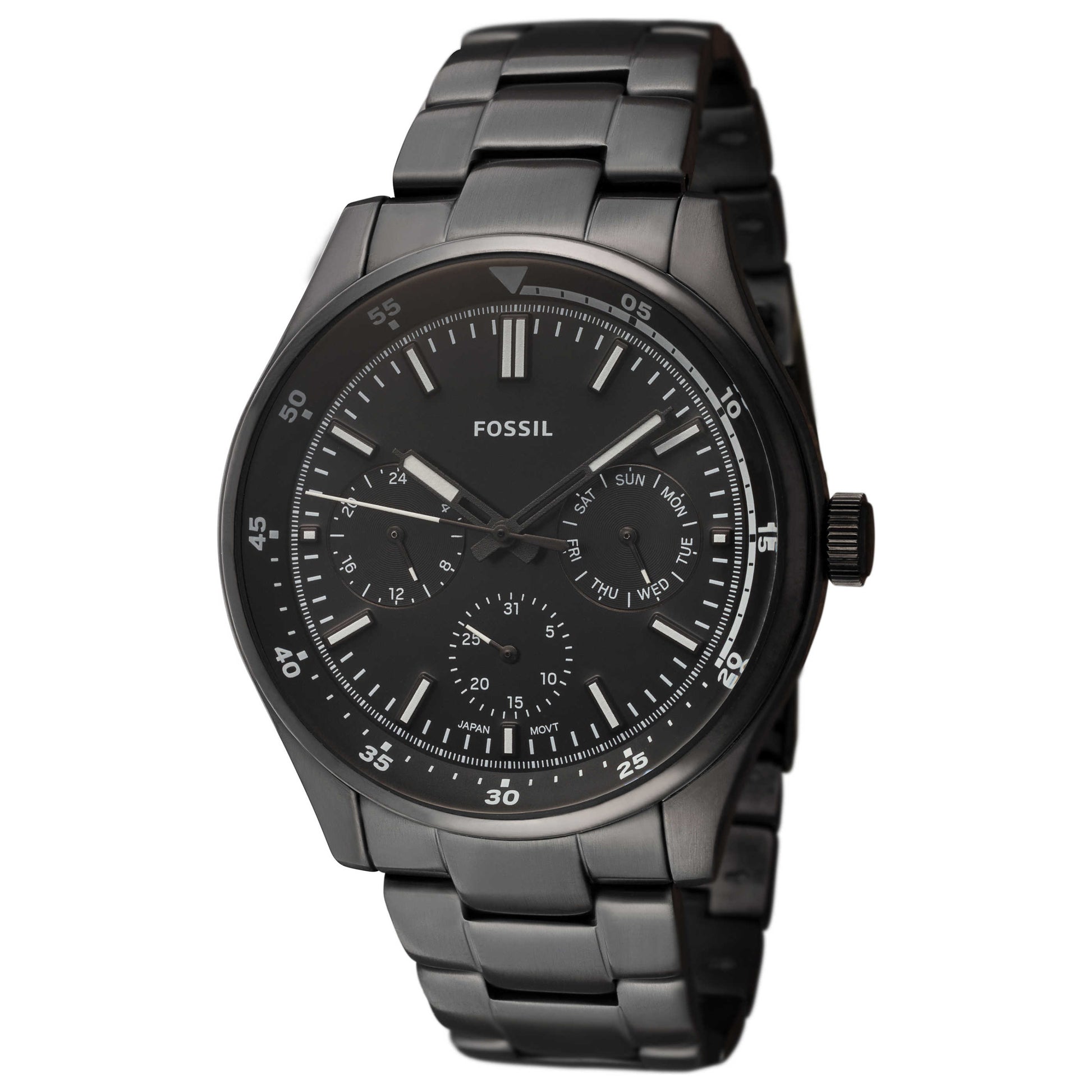 Front view of Fossil Belmar Men's Quartz Watch FS5576