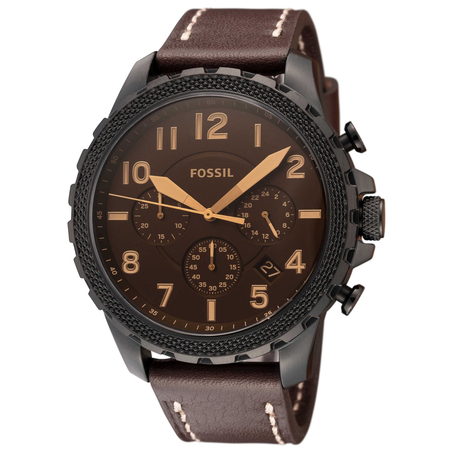 Front view of Fossil Bowman Men's Quartz Watch FS5601
