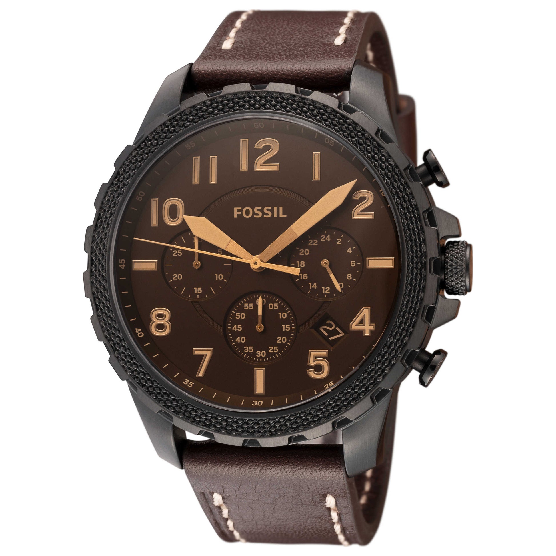 Front view of Fossil Bowman Men's Quartz Watch FS5601