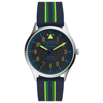 Front view of Fossil Forrester Men's Quartz Watch FS5614