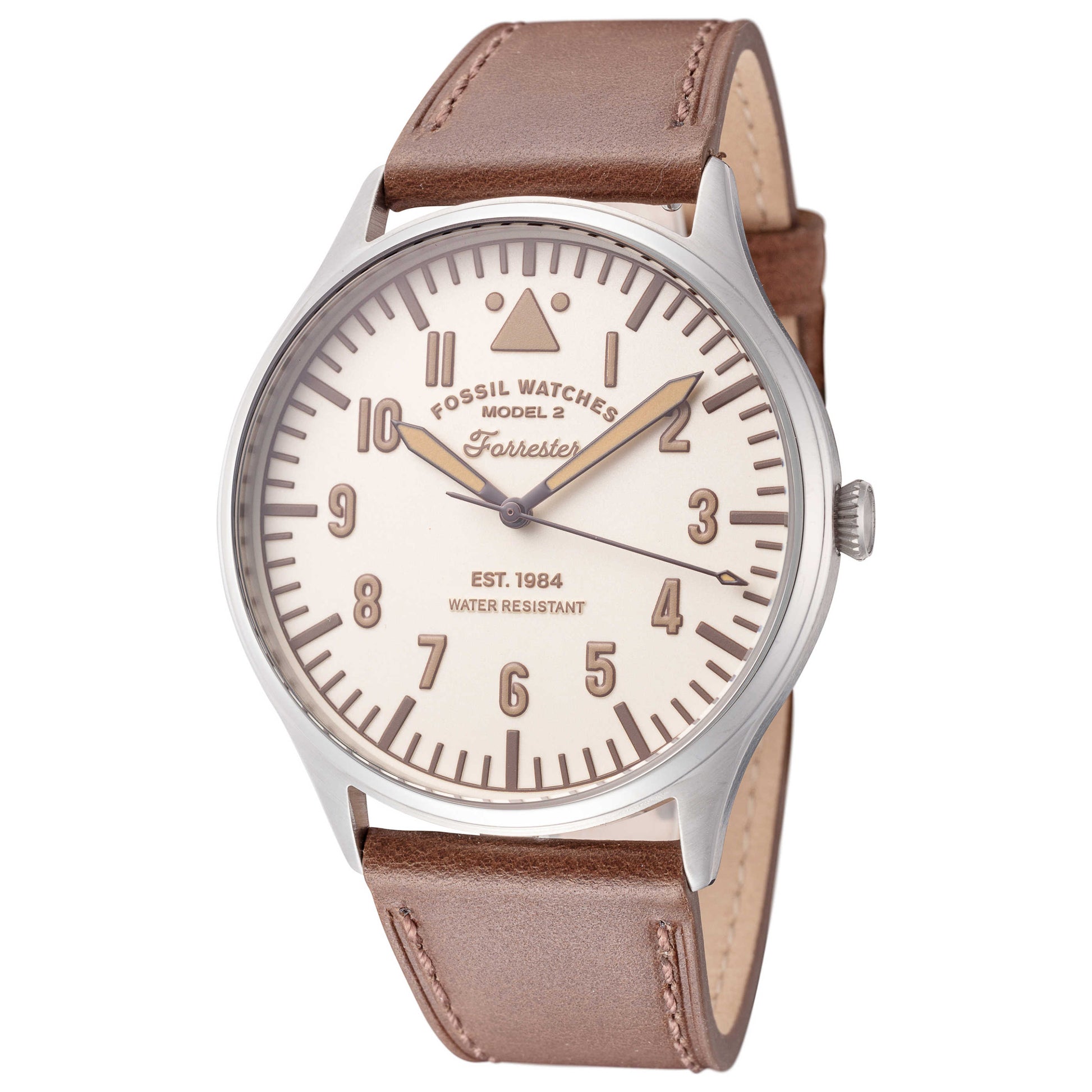 Front view of Fossil Forrester Men's Quartz Watch FS5629