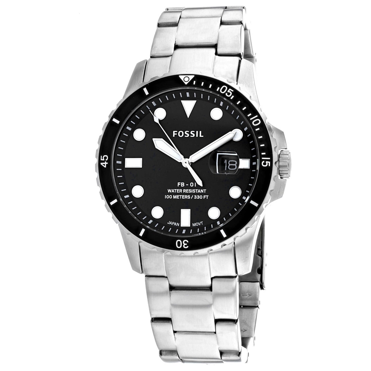Front view of Fossil FB-01 Men's Quartz Watch FS5652