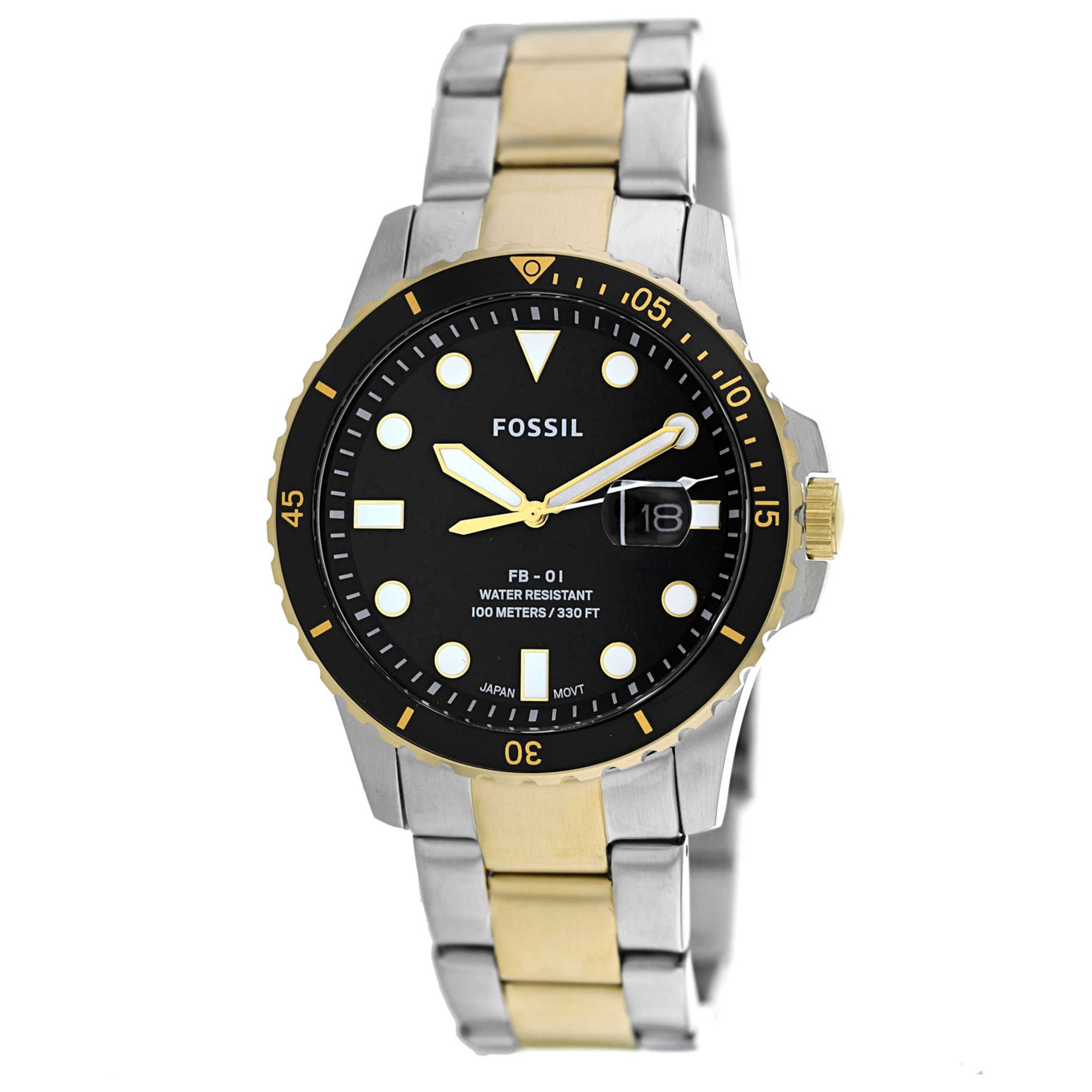 Front view of Fossil FB-01 Men's Quartz Watch FS5653