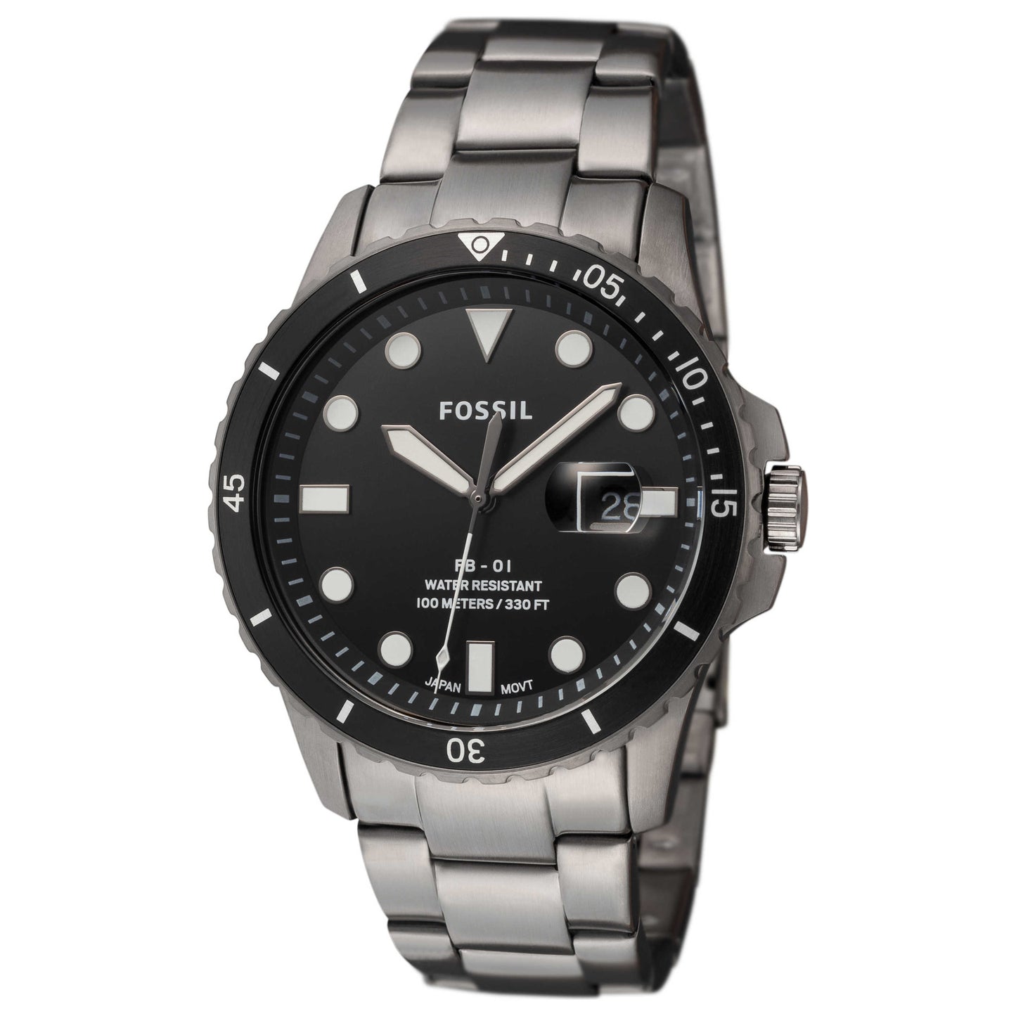 Front view of Fossil FB-01 Men's Quartz Watch FS5655