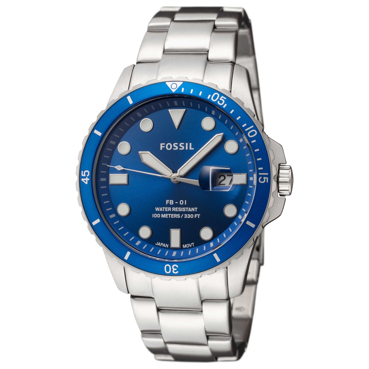 Front view of Fossil FB-01 Men's Quartz Watch FS5669