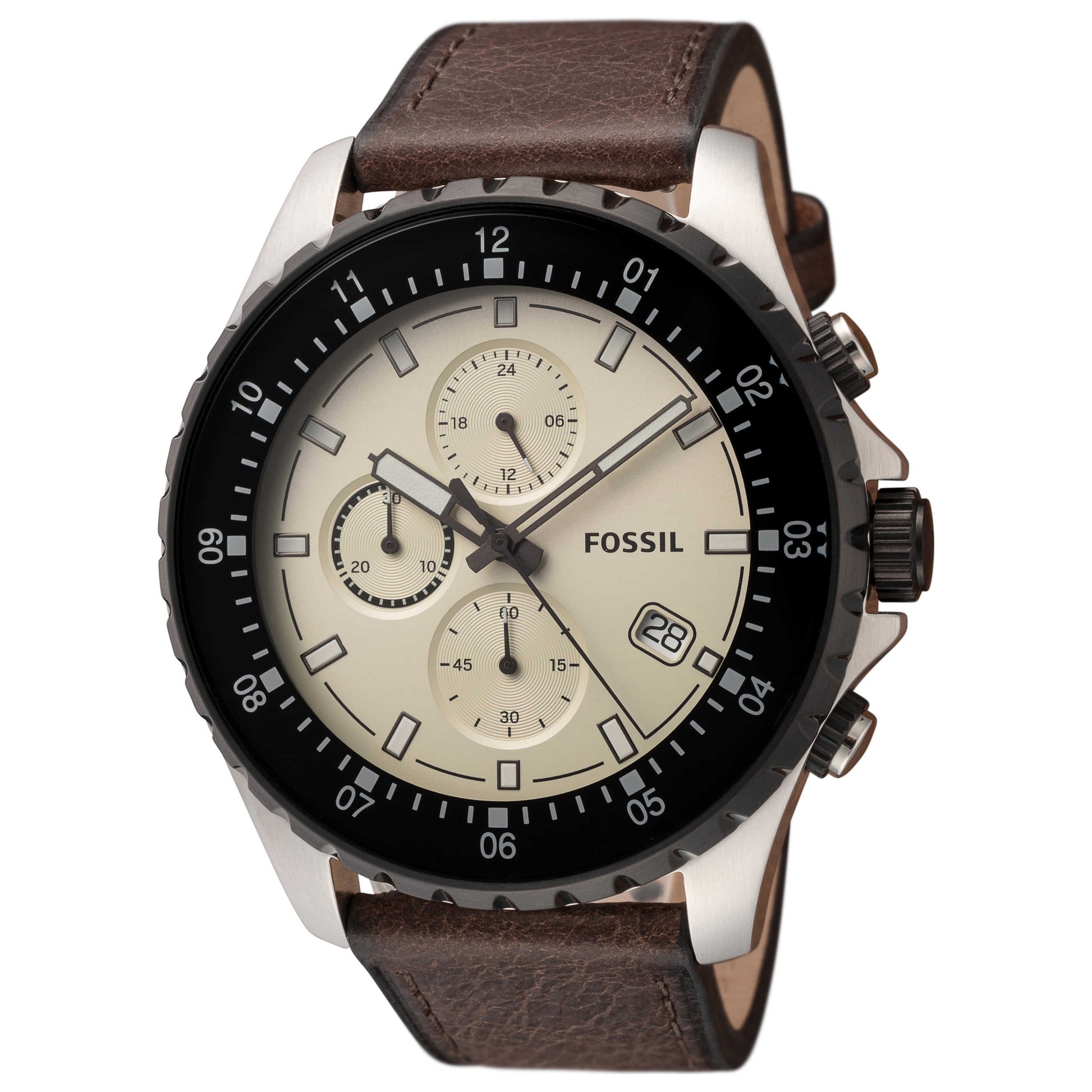 Front view of Fossil Dillinger Men's Quartz Watch FS5674