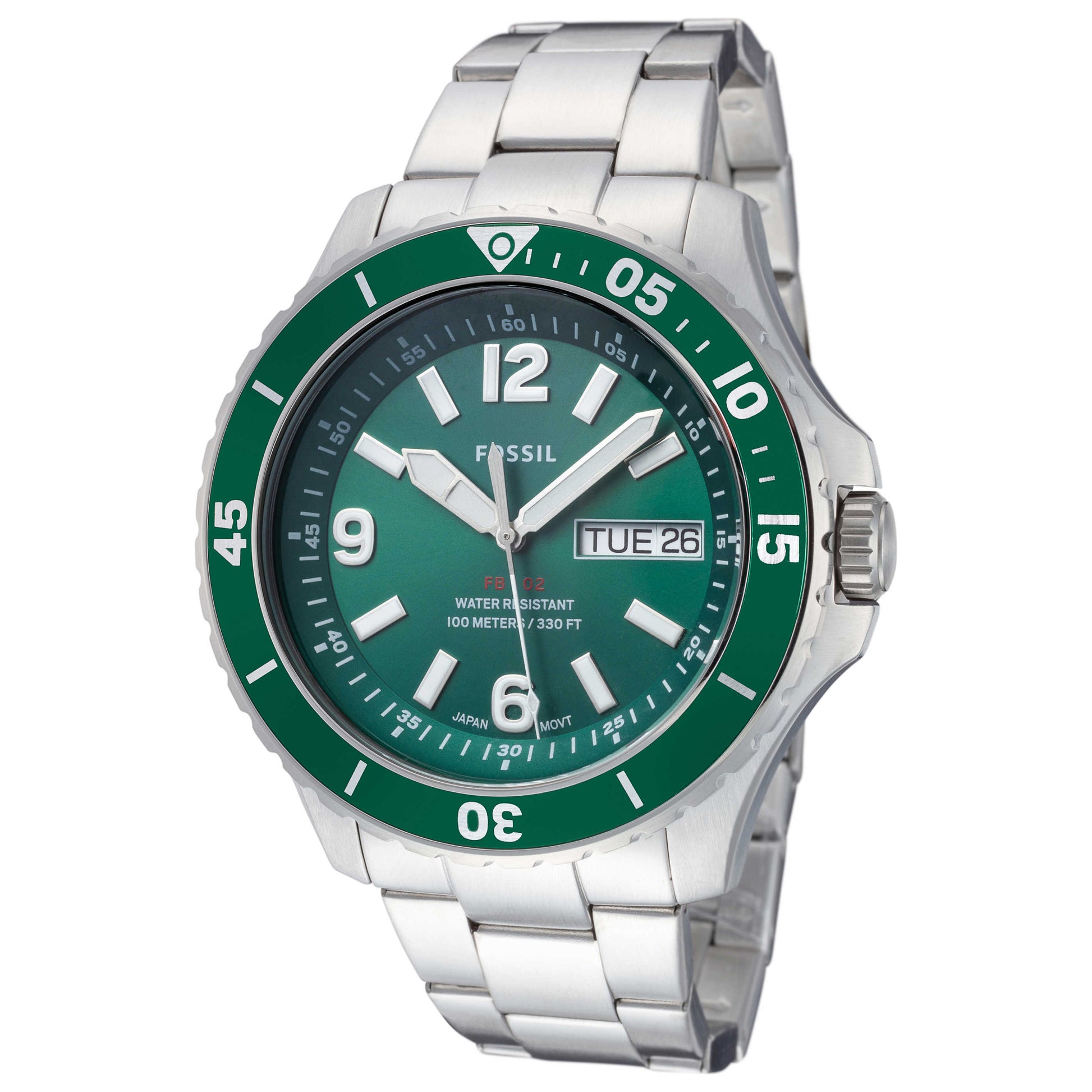 Front view of Fossil FB-02 Men's Quartz Watch FS5690