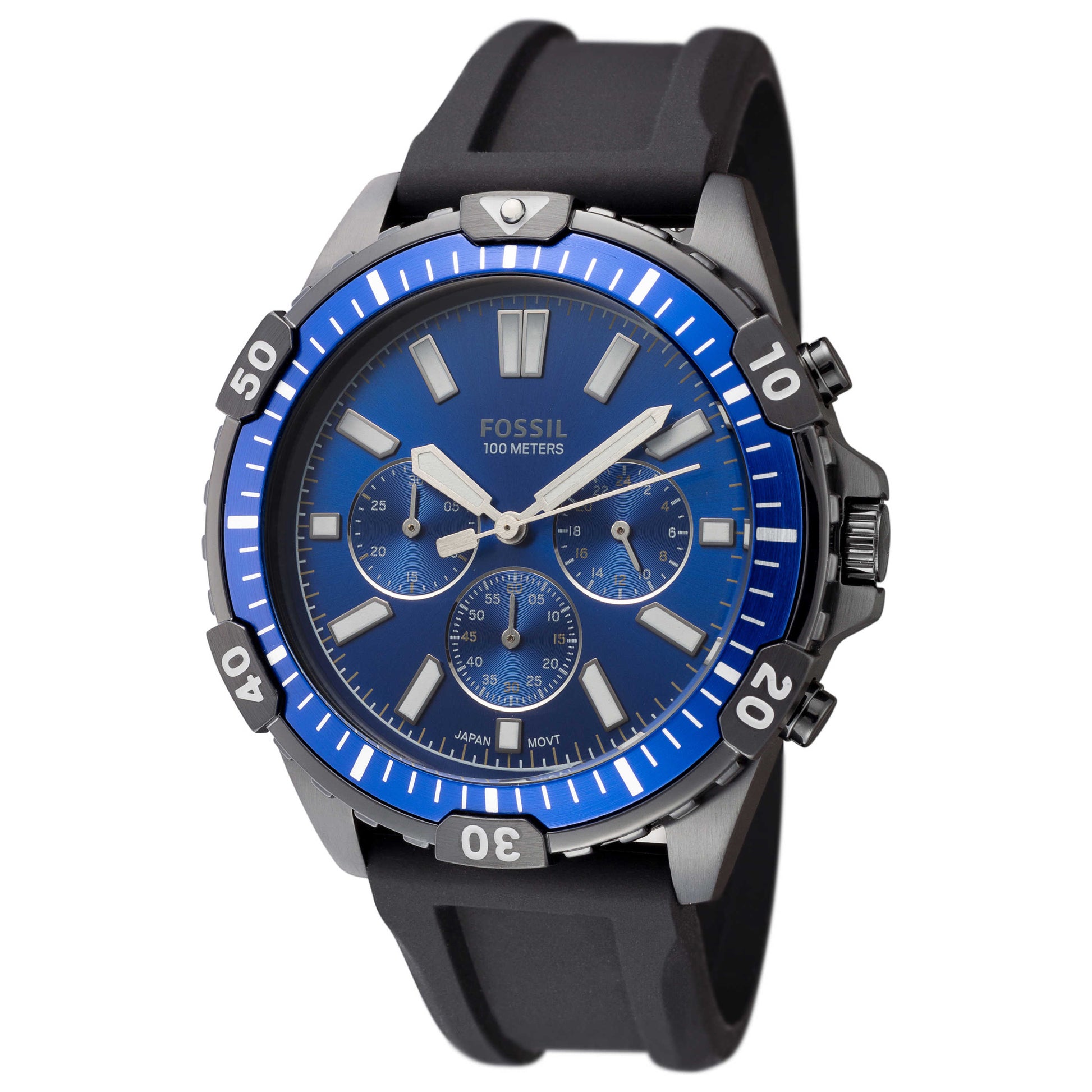 Front view of Fossil Garrett Men's Quartz Watch FS5695
