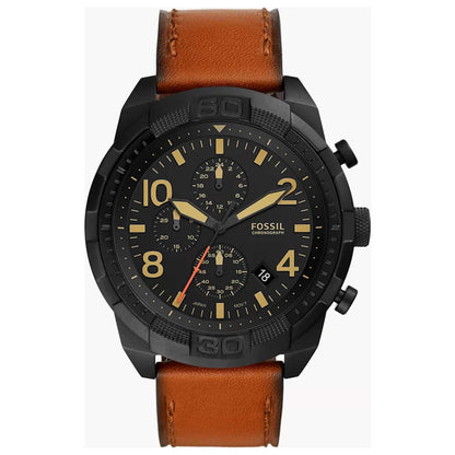 Front view of Fossil Bronson Men's Quartz Watch FS5714
