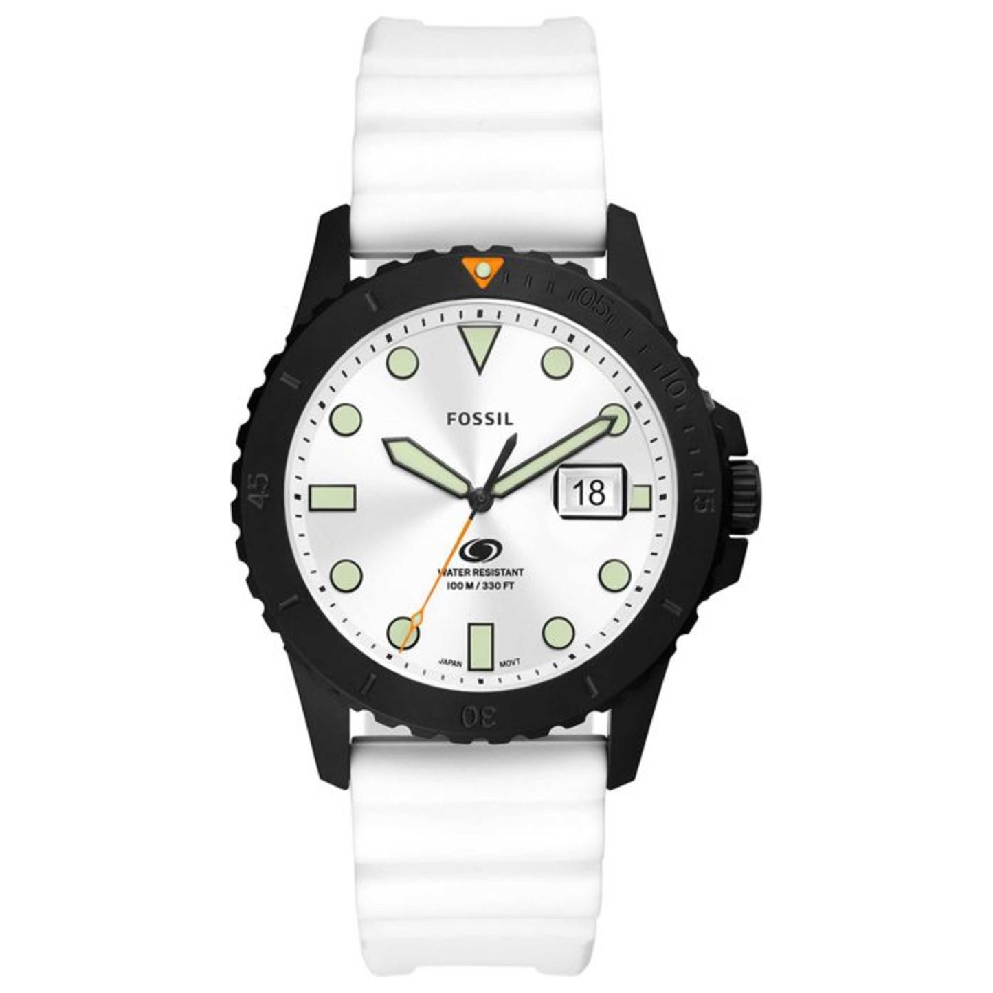 Front view of Fossil Blue Dive Men's Quartz Watch FS5999