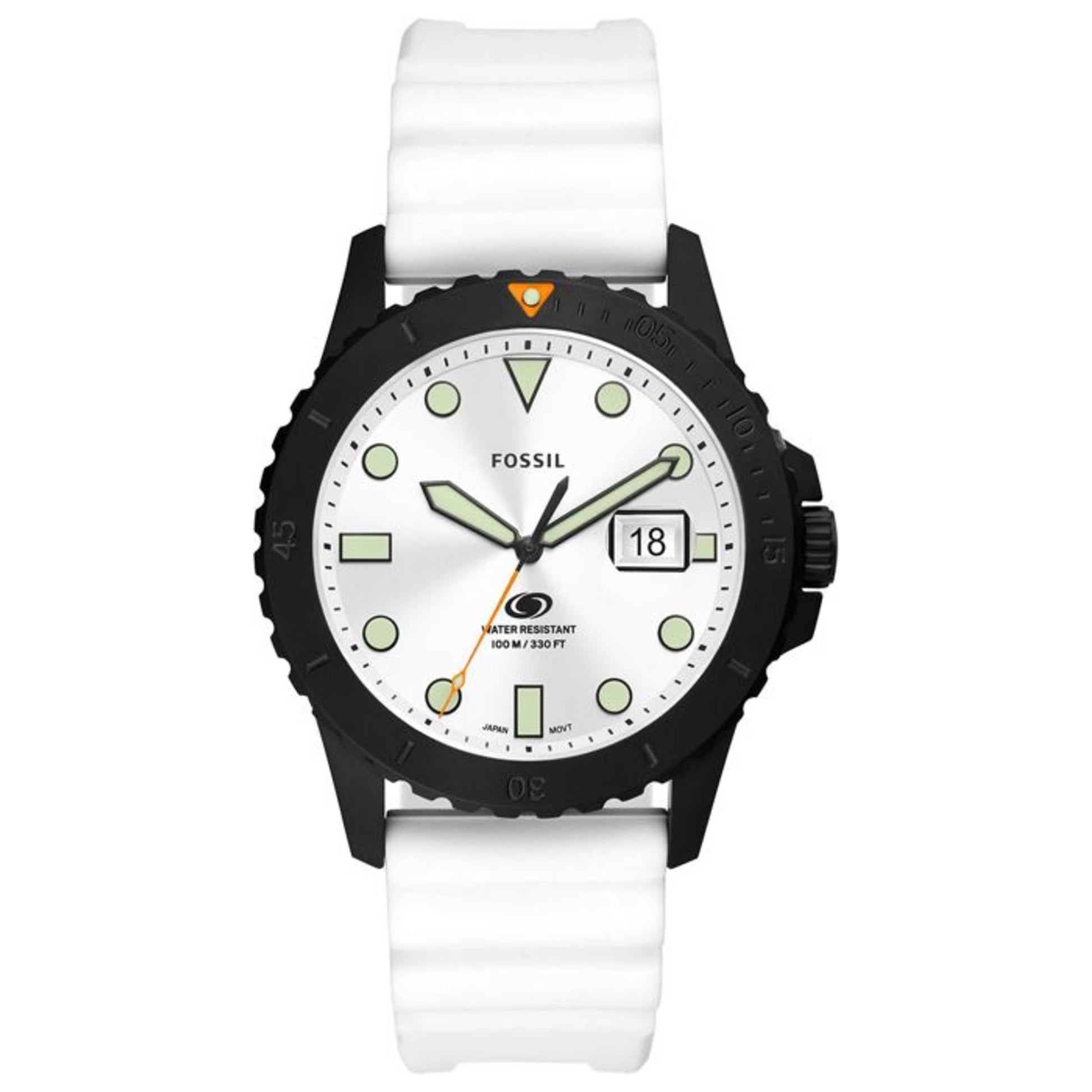 Front view of Fossil Blue Dive Men's Quartz Watch FS5999
