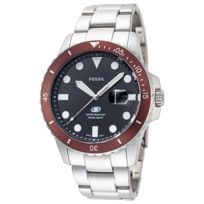 Front view of Fossil Blue Dive Men's Quartz Watch FS6013