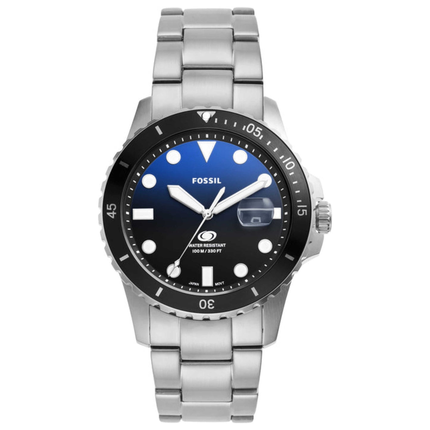 Front view of Fossil Blue Men's Quartz Watch FS6038