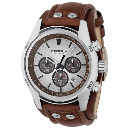 Front view of Fossil Coachman Men's Quartz Watch FSCH2565