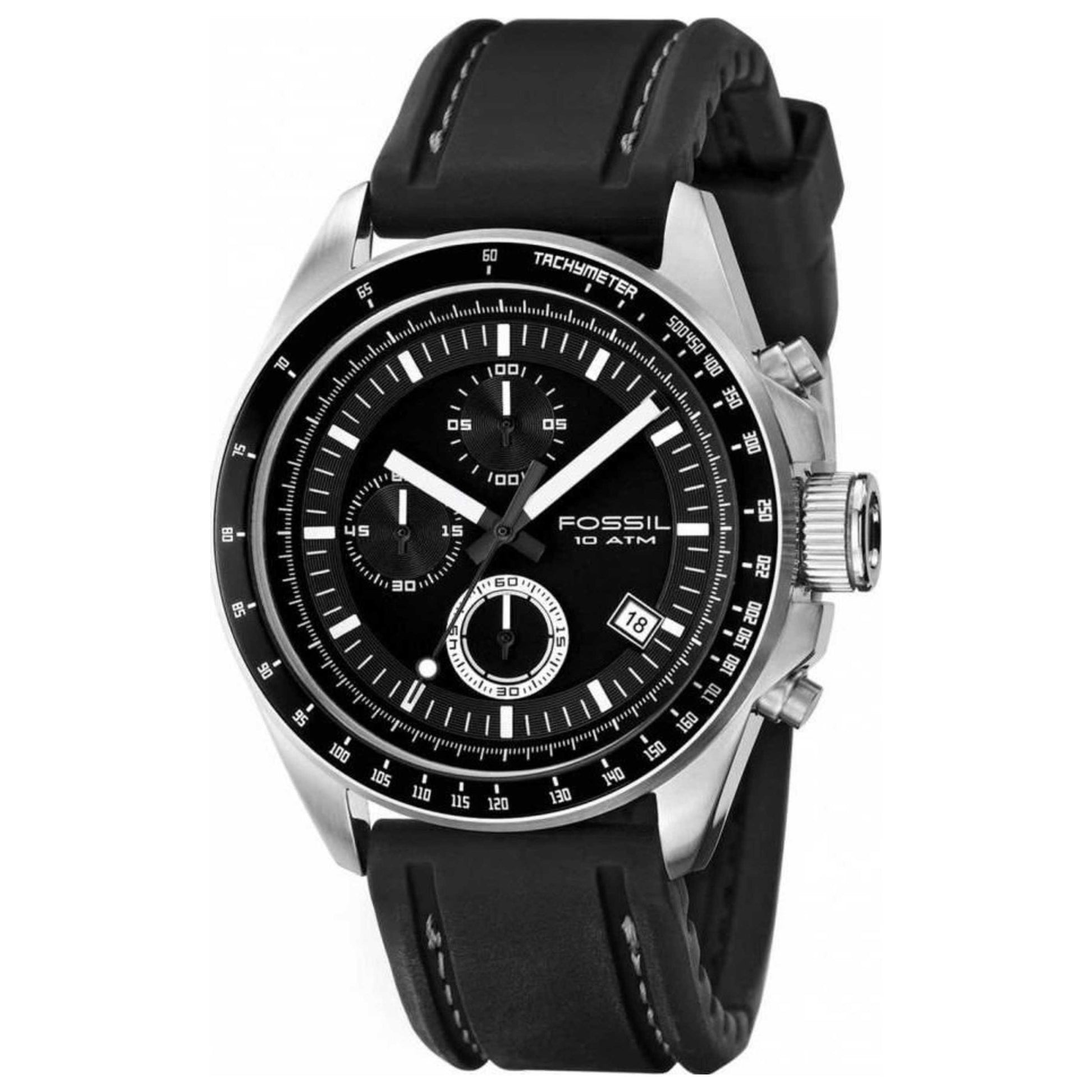 Front view of Fossil Decker Men's Quartz Watch FSCH2573
