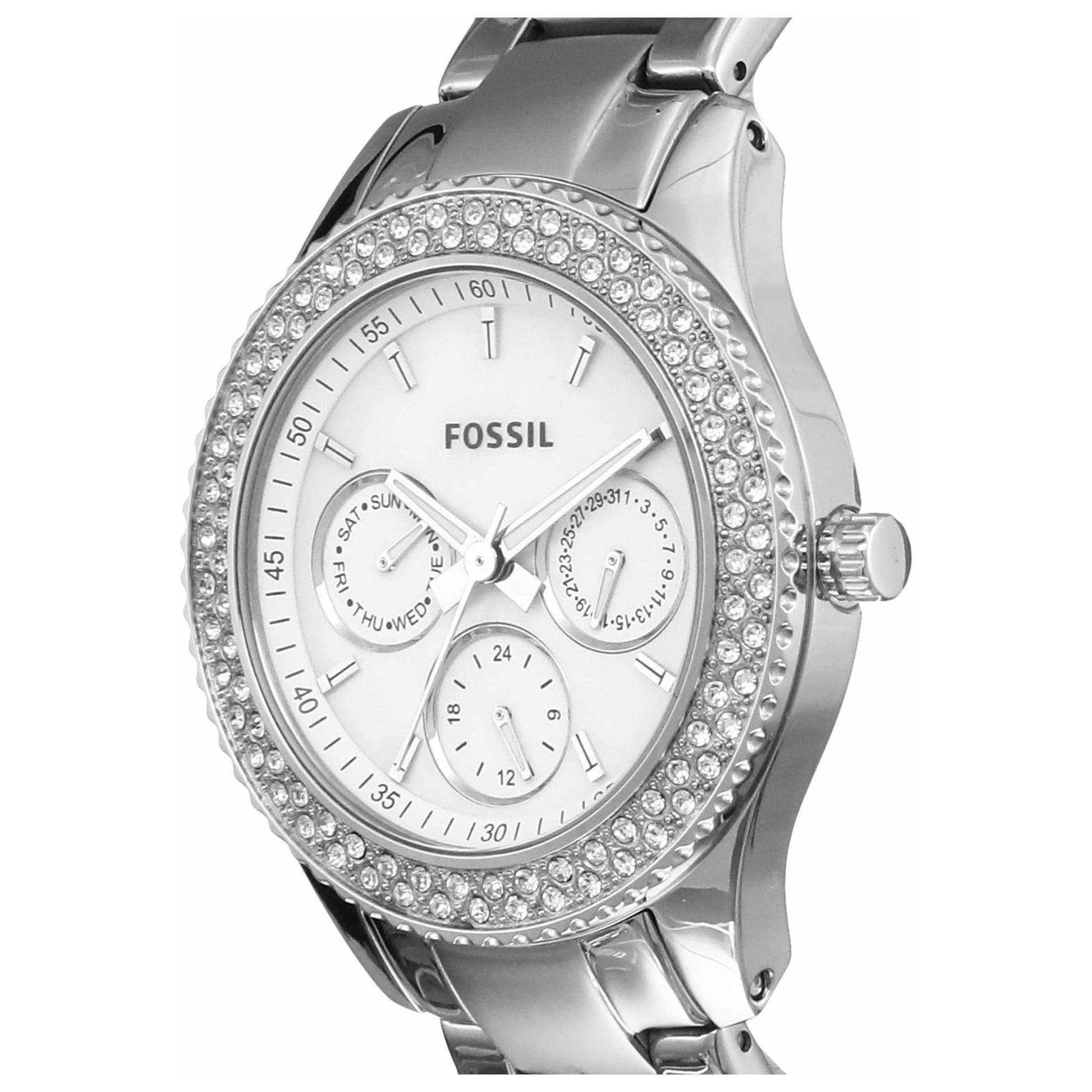 Front view of Fossil Stella Women's Quartz Watch FSES2860