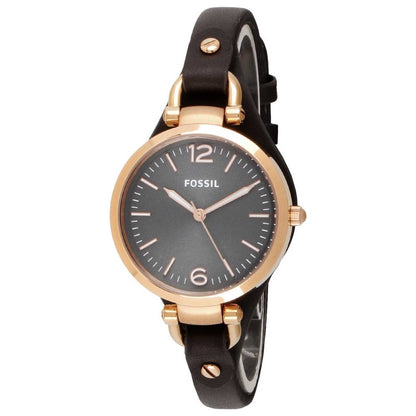 Front view of Fossil Georgia Women's Quartz Watch FSES3077