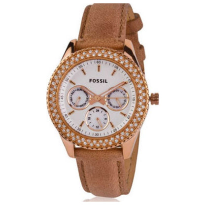 Front view of Fossil Stella Women's Quartz Watch FSES3104