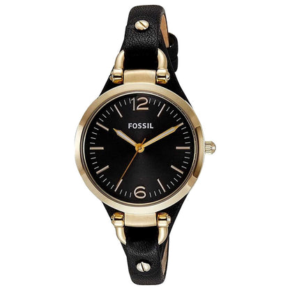 Front view of Fossil Georgia Women's Quartz Watch FSES3148