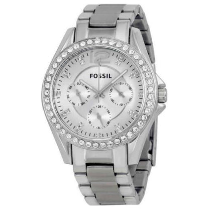 Front view of Fossil Riley Women's Quartz Watch FSES3202