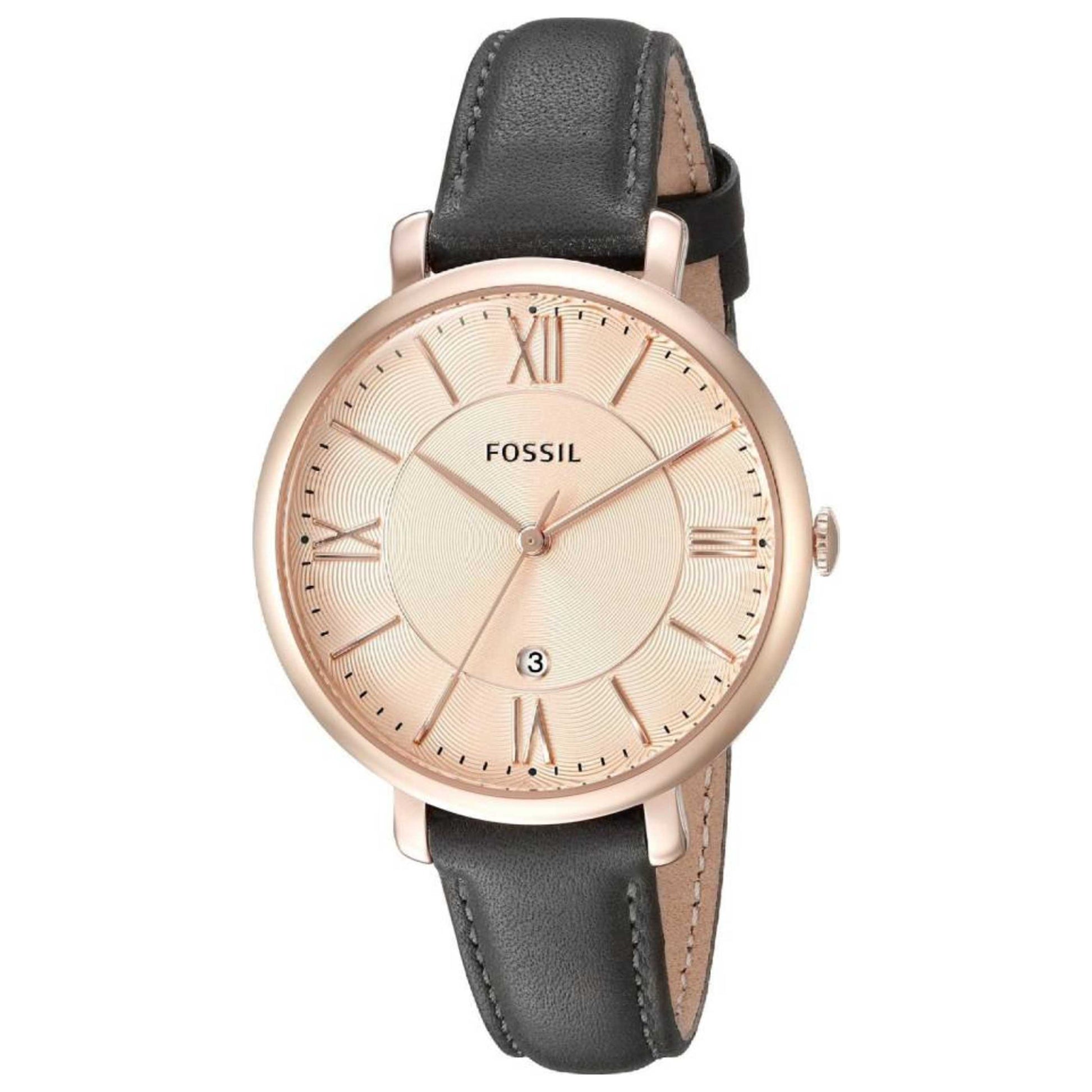 Front view of Fossil Jacqueline Women's Quartz Watch FSES3707