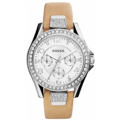 Front view of Fossil Riley Women's Quartz Watch FSES3889