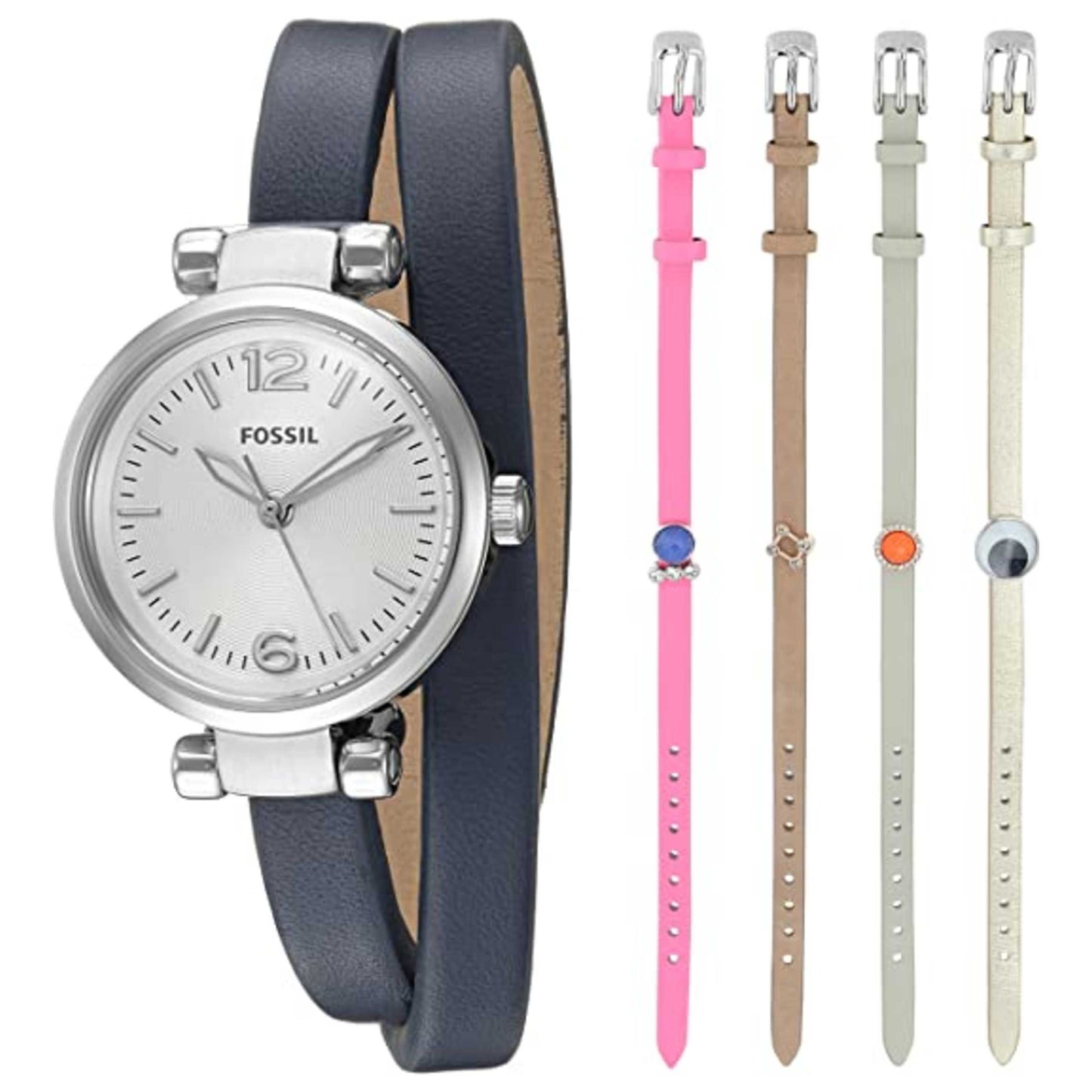 Front view of Fossil Georgia Women's Quartz Watch FSES4095