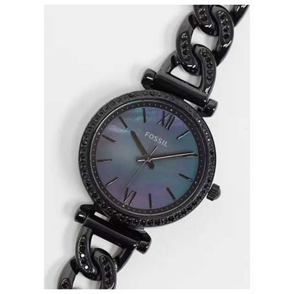 Front view of Fossil Carlie Mini Women's Quartz Watch FSES4690